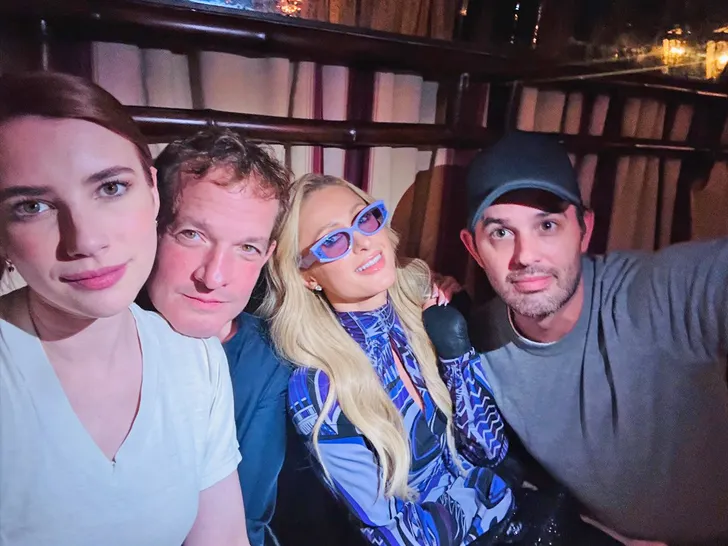 Jeff Beacher Celebrates Birthday With Paris Hilton, Cara Delevingne & Emma Roberts